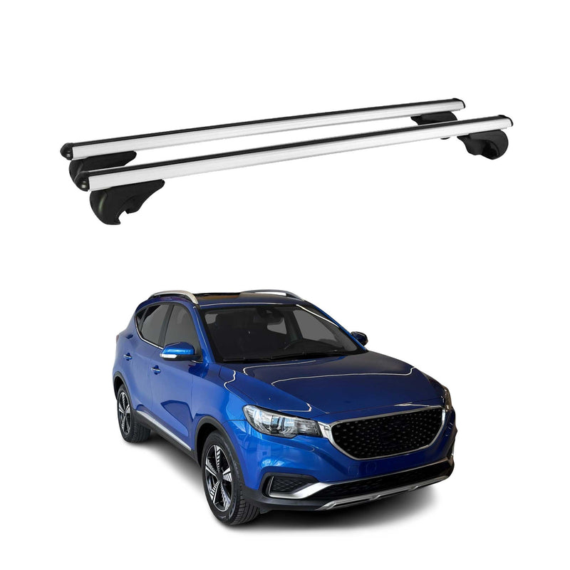 Dachträger Grundtäger für MG ZS 2017-2024 75kg Aluminium Silber 2 tlg
