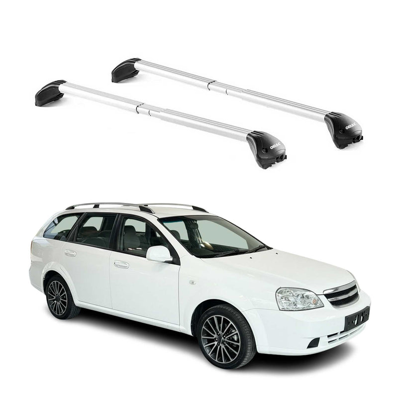 Dachträger für Chevrolet Nubira Kombi 2003-2012 5 tür 100kg Alu Silber 2x ABE