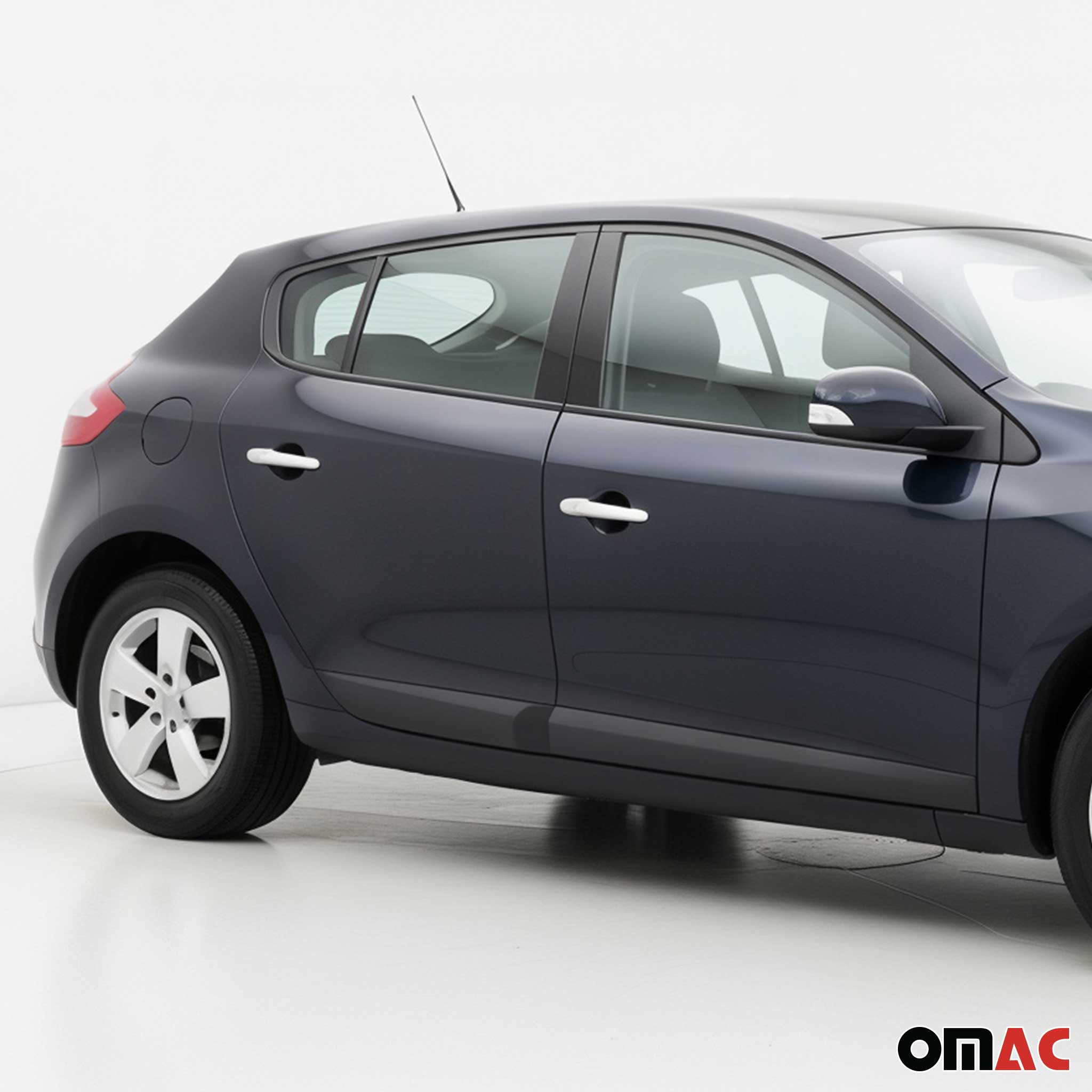 Türgriffblende für Renault Fluence / Smart Forfour Satin Chrom Edelstahl 4Tür 8x