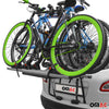 Menabo Fahrradträger 3 Fahrräder für BMW 1er 2011-2019 Alu Schwarz Silber