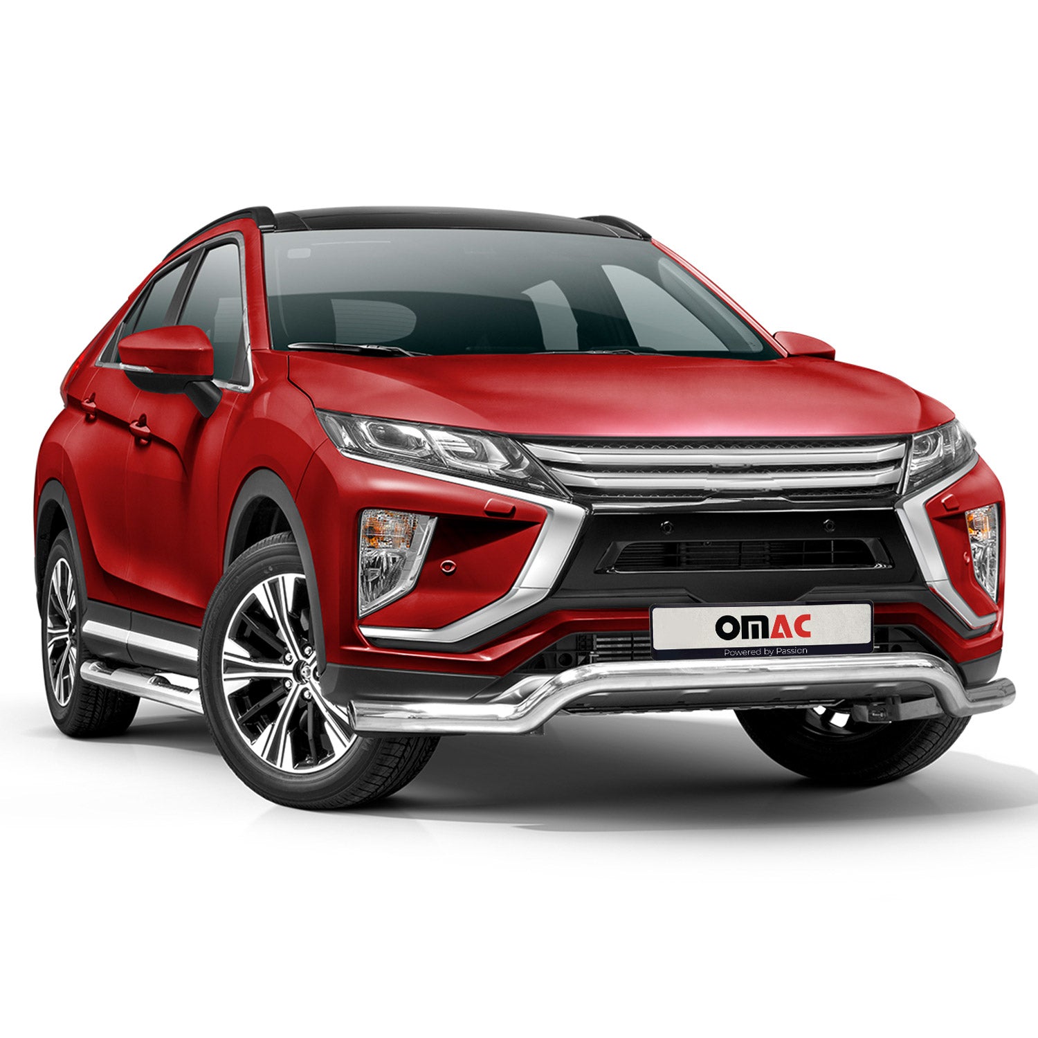 Frontbügel Frontschutzbügel für Mitsubishi Eclipse Cross 2018-2019 Grau ABE