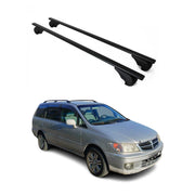 Dachträger Grundtäger für Nissan Presage 1998-2009 75kg Metall Schwarz 2 tlg