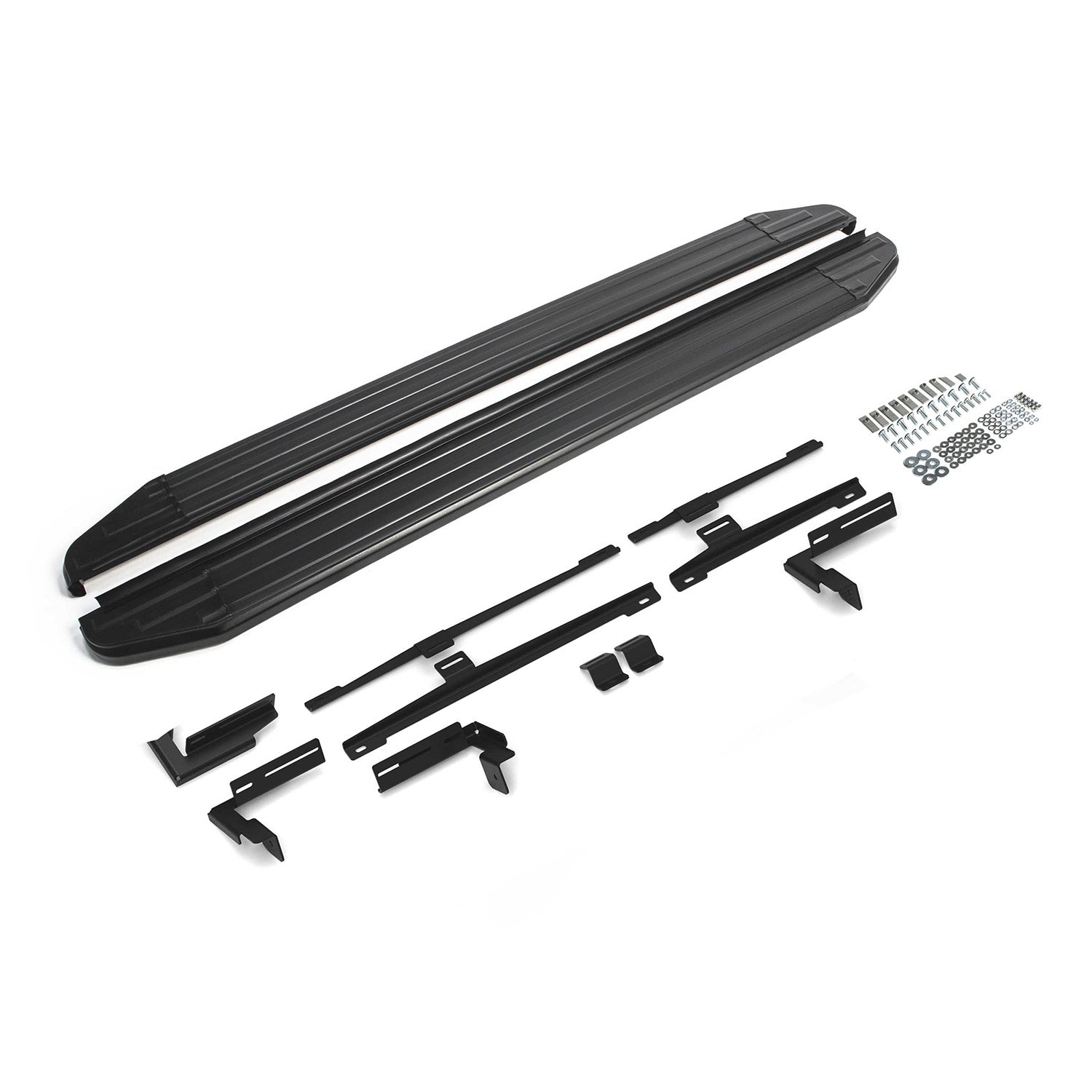 Trittbretter Seitenschweller für VW Amarok 2016-2021 Alu Schwarz ABE