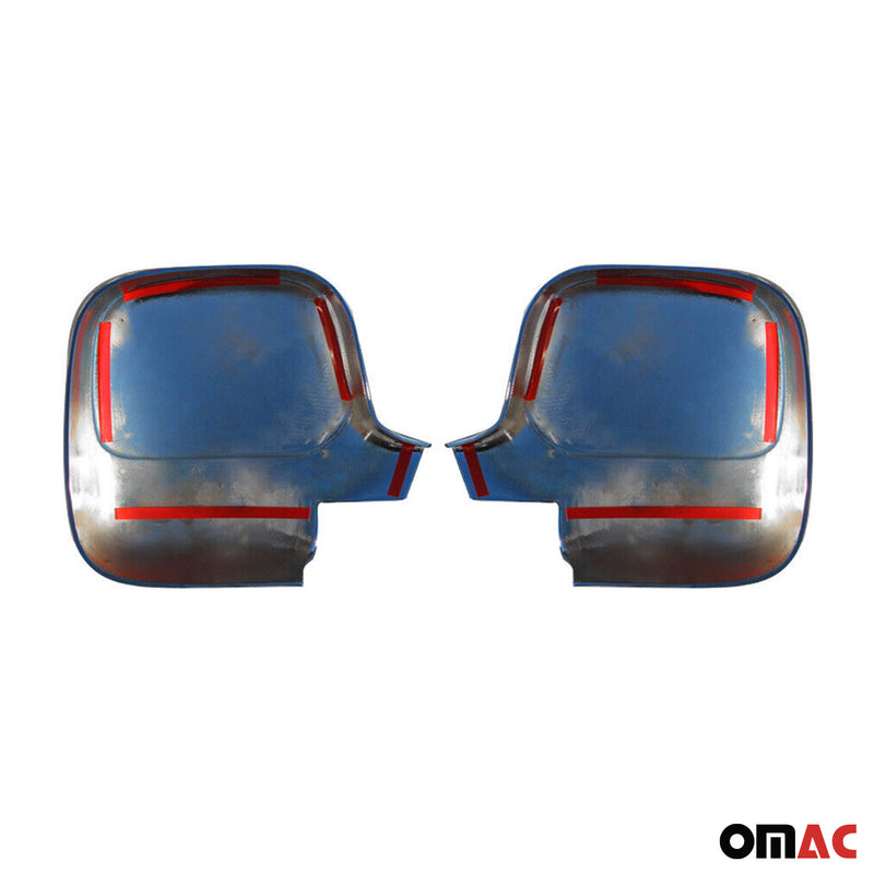 Spiegelkappen Spiegelabdeckung für Citroen Berlingo 1996-2008 Chrom ABS Silber