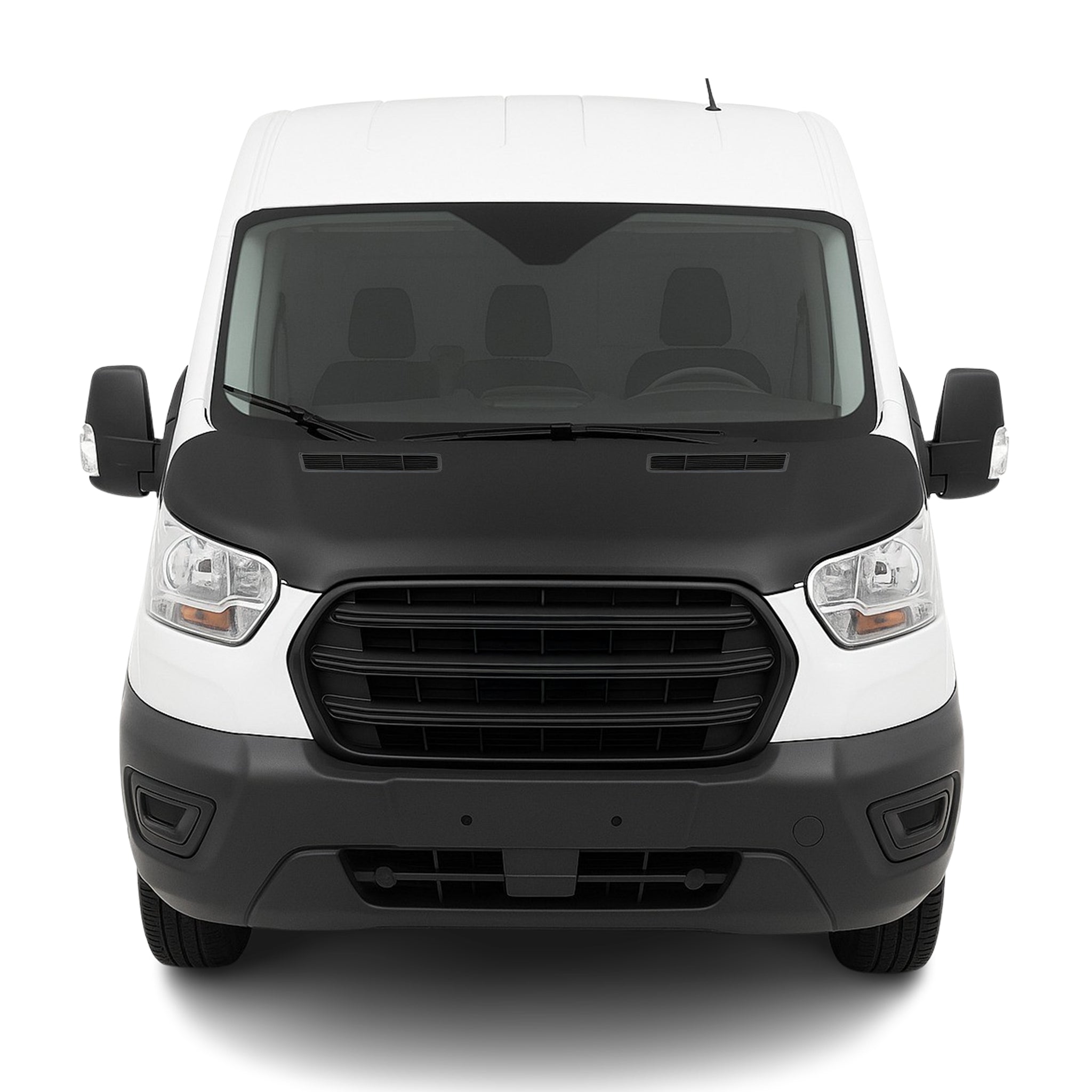 Haubenbra Bonnet Bra Steinschlagschutz für Ford Transit 2015-2026 Schwarz 1tlg