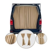 Maß Gardinen Sonnenschutz für Opel Zafira Life Heckklappe Vorhänge Beige
