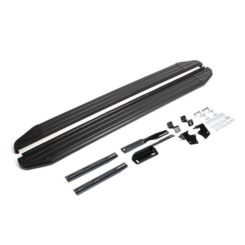 Trittbretter Seitenschweller für Ford Kuga 2008-2013 Alu Schwarz ABE