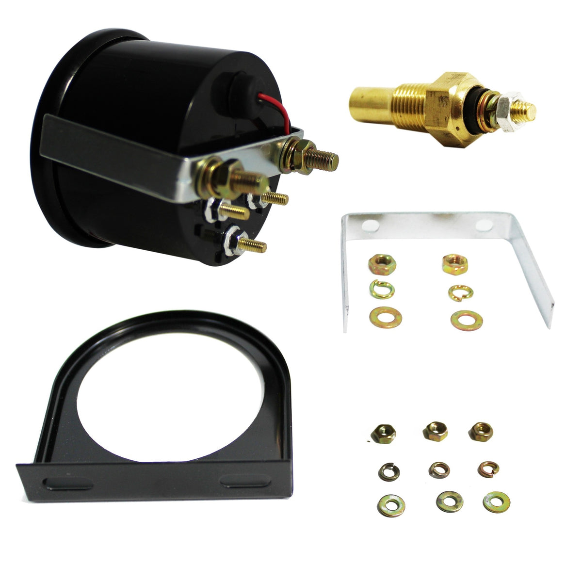 JOM Zusatzinstrument Öltemperatur 50-150°C Schwarz Ø52mm Rally Schwarz