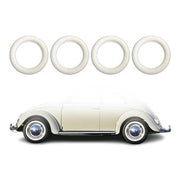 4x Weißwandringe Weißwandreifen 16 Zoll Weiß Echt Gummi Auto Tuning