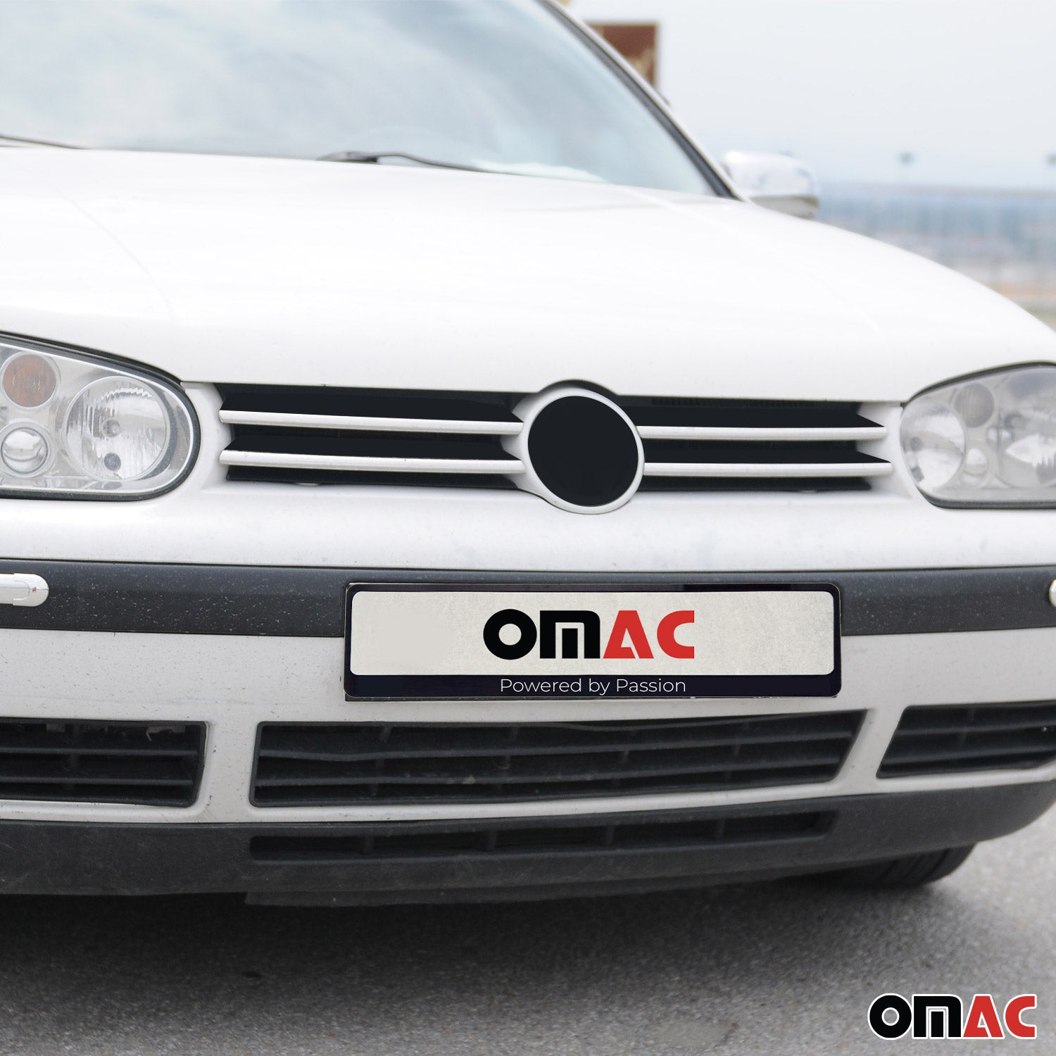 Kühlergrill Leisten Grillleisten für VW Golf 2003-2009 Edelstahl Chrom 4tlg