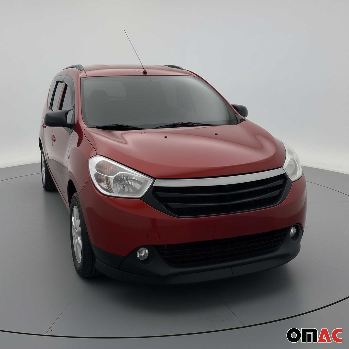 Spiegelkappen Spiegelabdeckung für Dacia Dokker 2012-2021 ABS Schwarz Glanz 2tlg