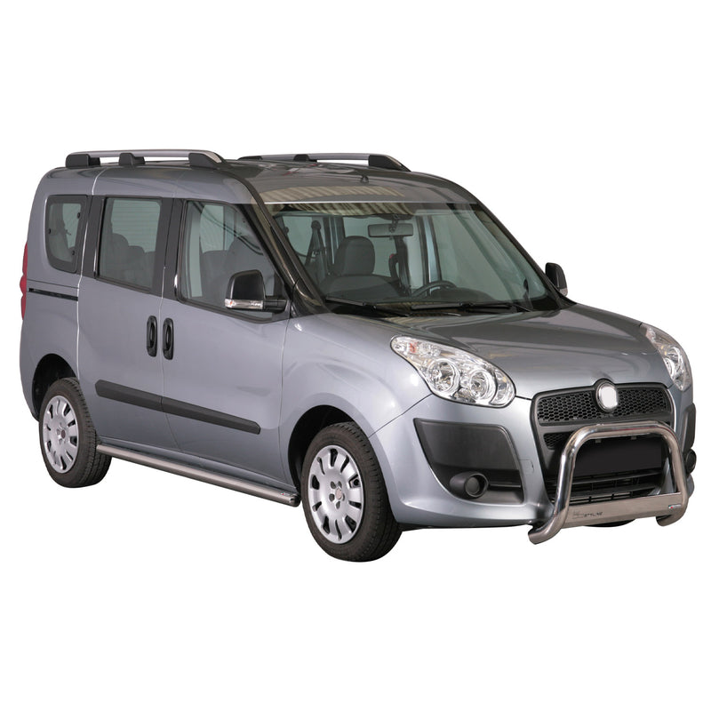Frontbügel Frontschutzbügel für Fiat Doblò 2010-2015 ø63mm Stahl Silber Schutz