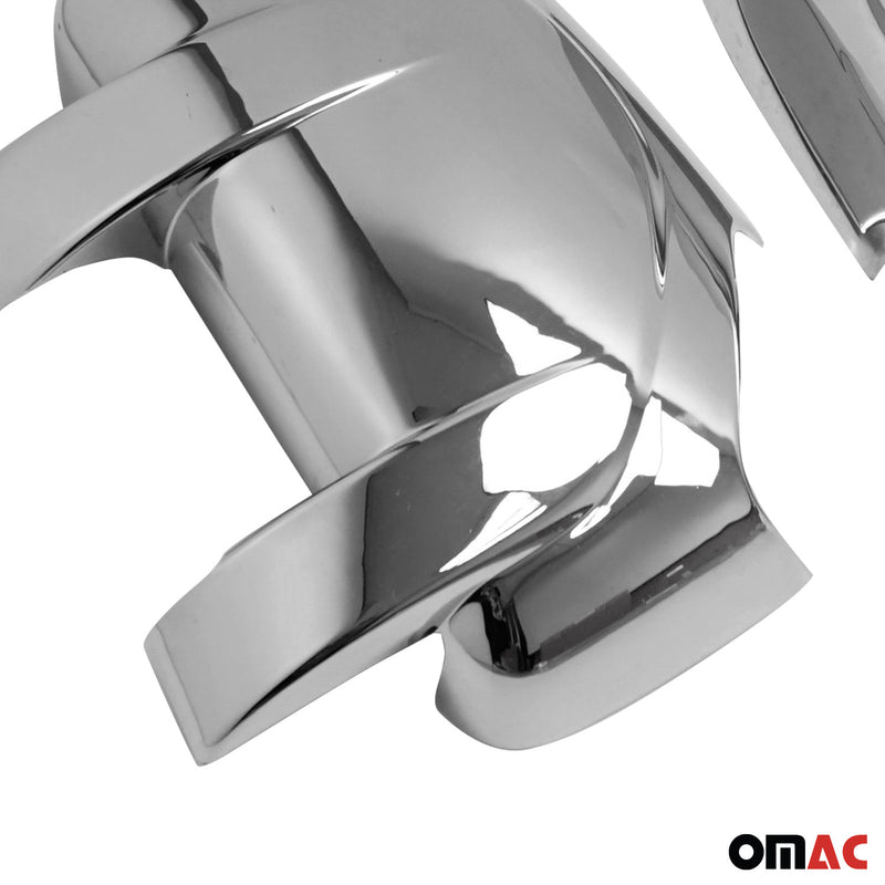 Spiegelkappen Spiegelabdeckung für Opel Movano 2010-2025 Chrom ABS Silber 2tlg