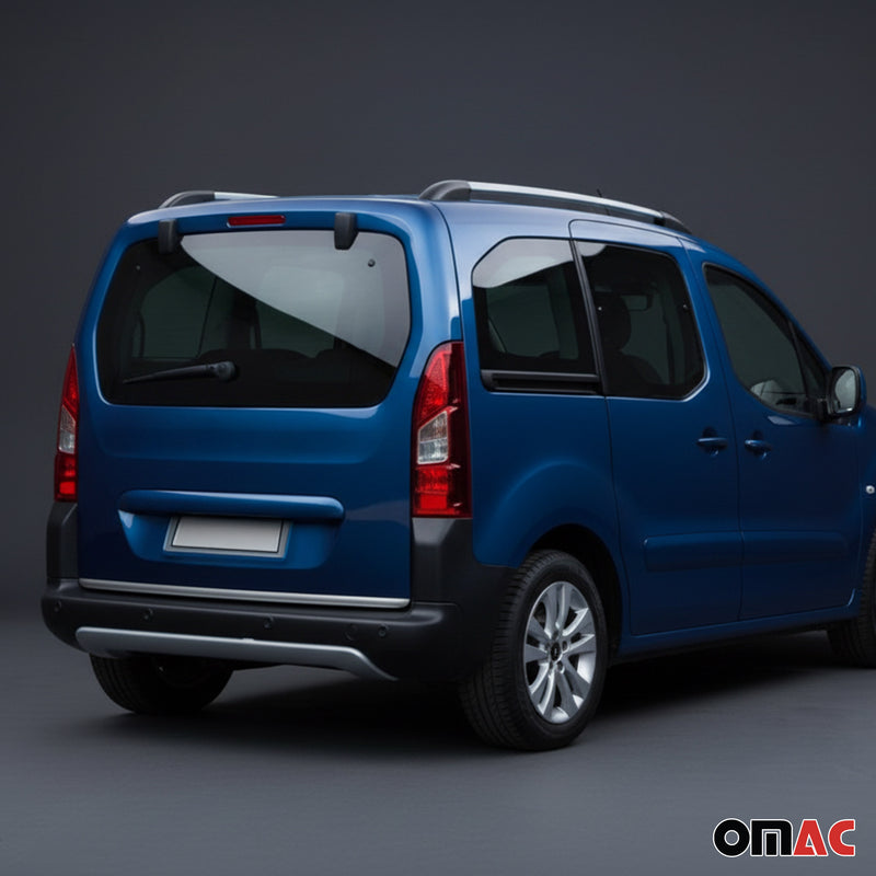 Kofferraumleiste Heckleiste für Citroen Berlingo 2008-2018 Edelstahl Chrom
