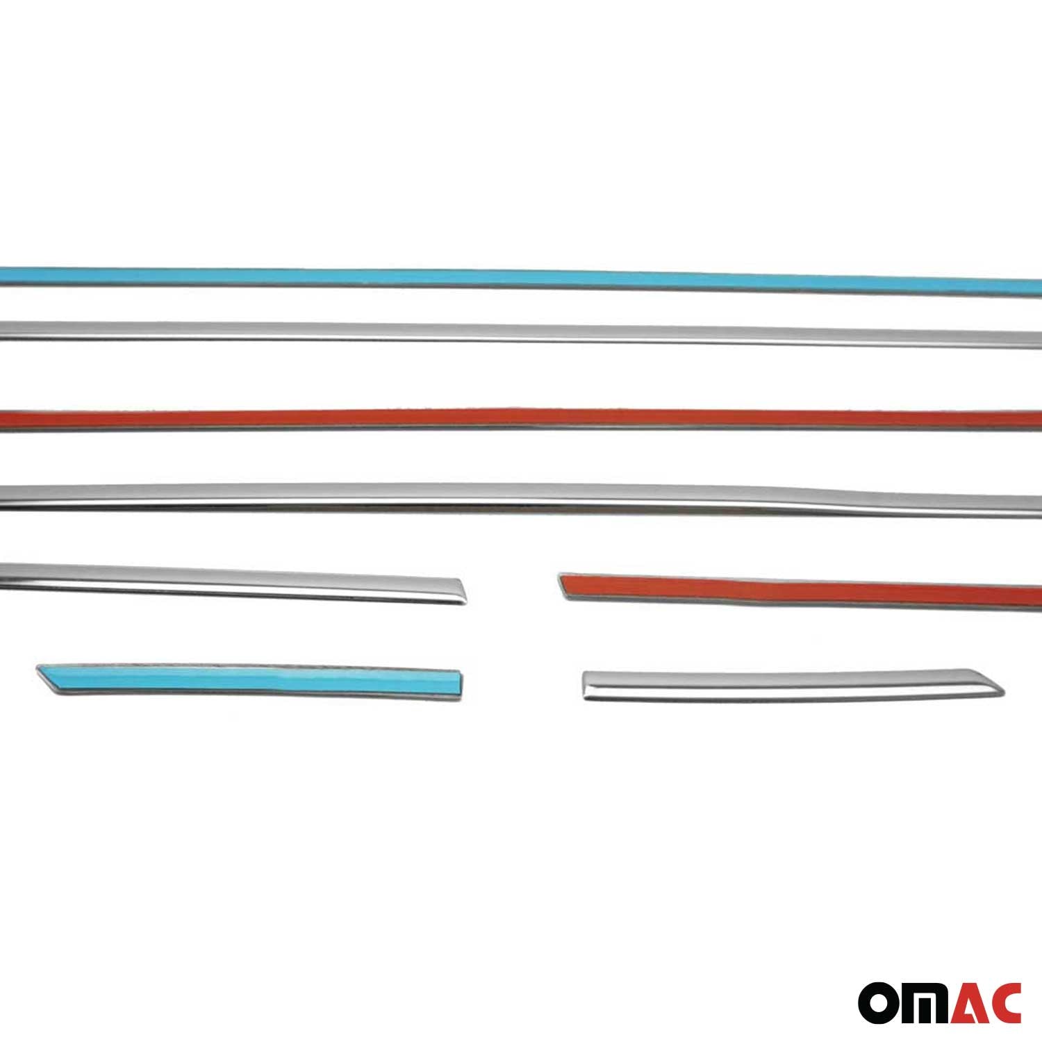 Fensterleisten Zierleisten für Hyundai i30 Schrägheck 2012-2017 Edelstahl 8tlg