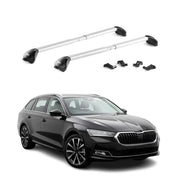 Dachträger Grundtäger für Skoda Superb IV Kombi 2024-2026 100kg Alu Silber ABE