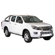 Frontbügel Frontschutzbügel für Isuzu D-Max 2012-2019 ø76mm Stahl Silber Schutz