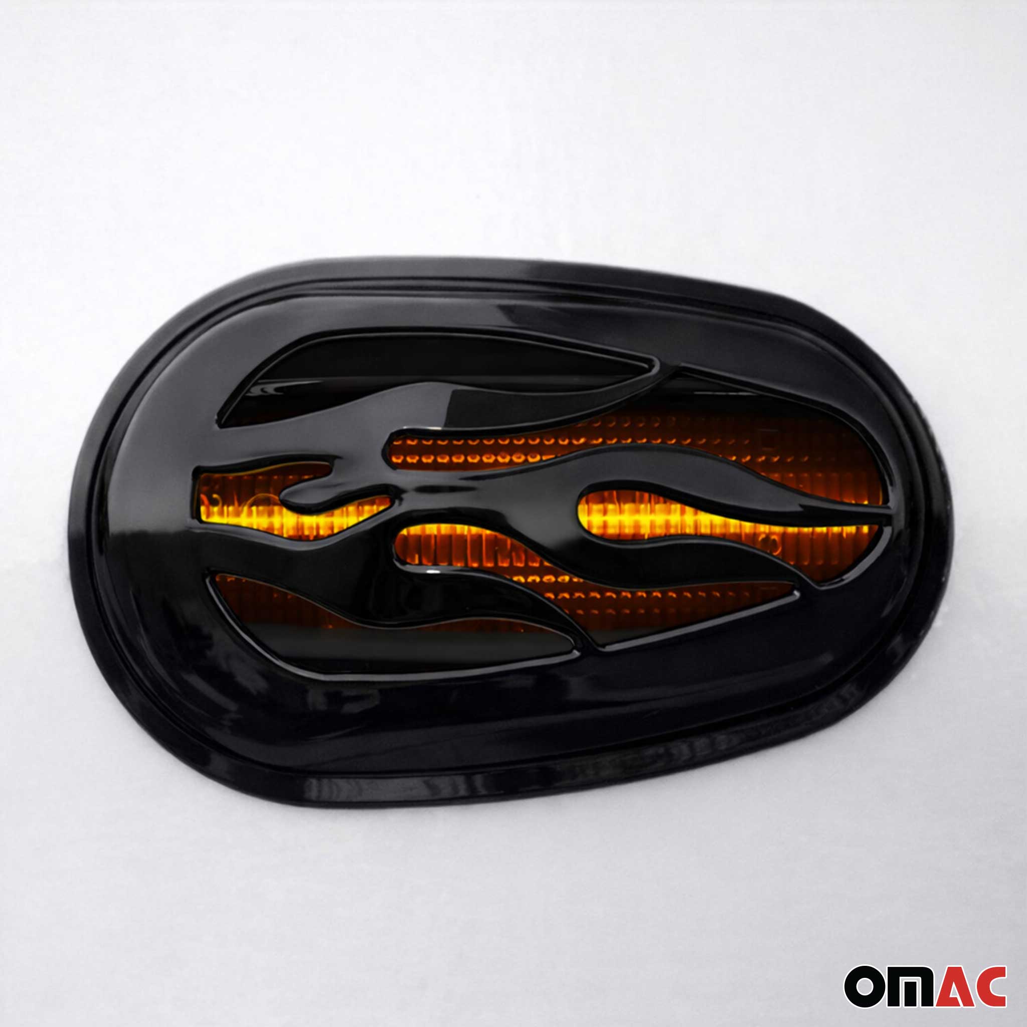 Blinkerrahmen Signalblende Rahmen für Fiat Fiorino Qubo 2007-2021 Chrom Dunkel