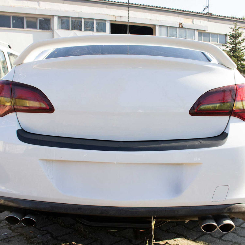 Ladekantenschutz für Opel Astra J 2012-2019 Stoßstangenschutz Schwarz Matt ABS
