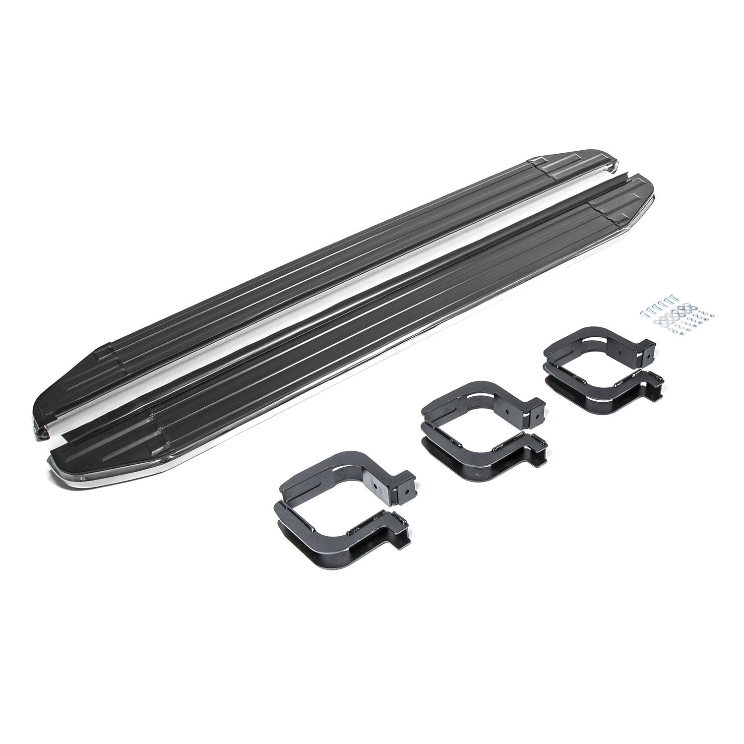 Trittbretter Seitenschweller für Nissan Navara II D40 2005-2014 Aluminium 2tlg