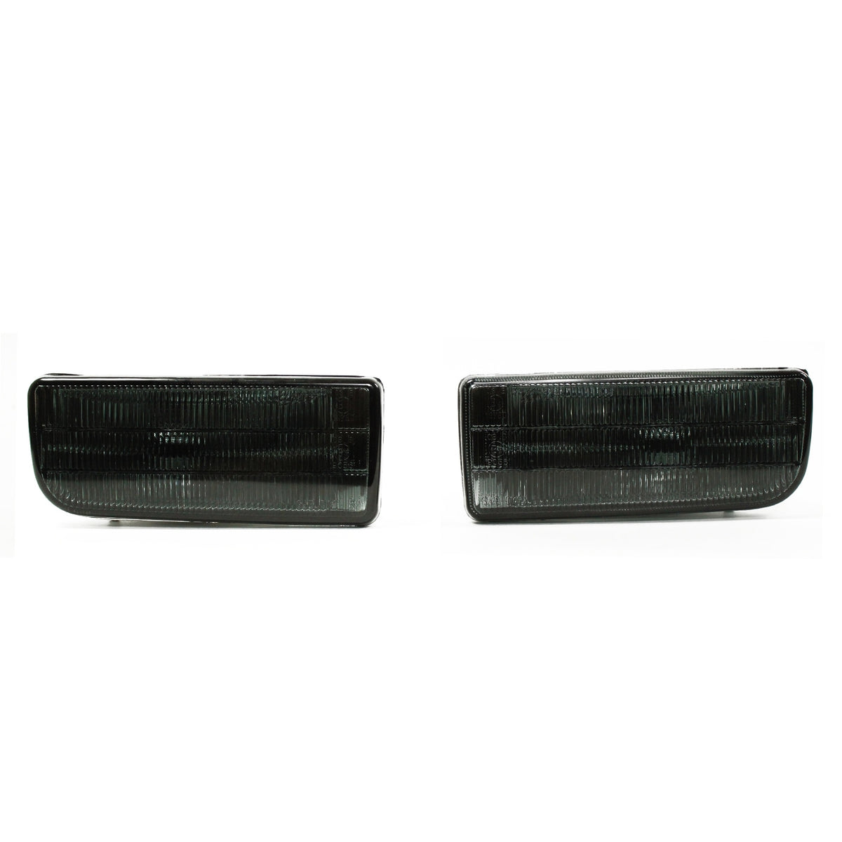 JOM Nebelscheinwerfer für BMW E36 1990-2000 Smokeglas geriffelt Schwarz