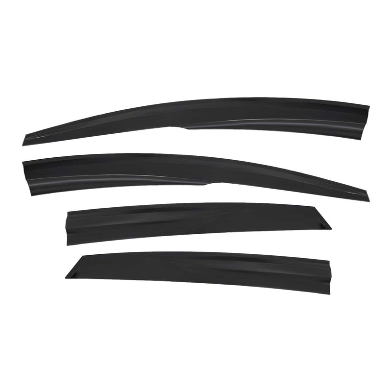 4x Windabweiser Regenabweiser für Ford Focus 2010-2018 Schrägheck Limo Dunkel
