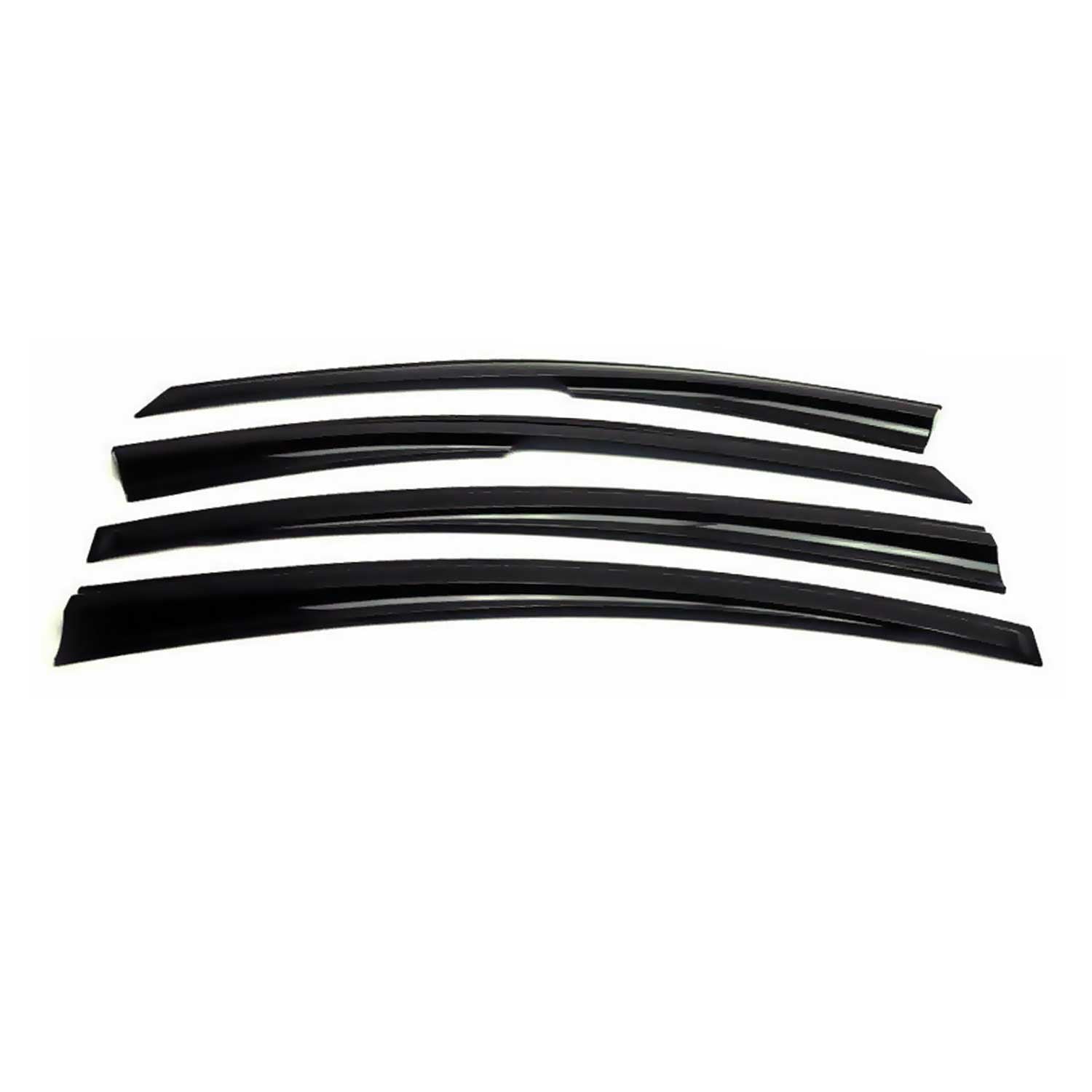 4x Windabweiser Regenabweiser für VW Passat B7 Stufenheck 2010-2015 Acryl Dunkel