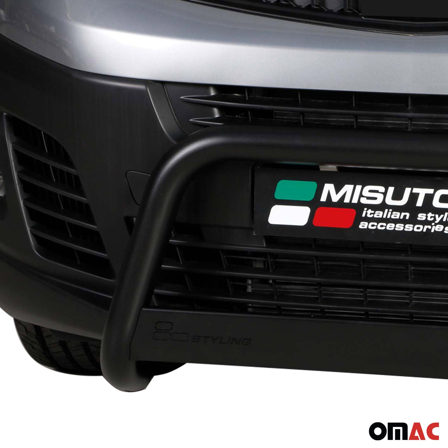 Frontbügel Frontschutzbügel für Fiat Scudo 2022-2026 ø63mm Stahl Schwarz Schutz