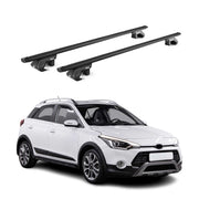 Dachträger Grundtäger für Hyundai i20 Active GB 2015-2020 90kg Alu Schwarz ABE