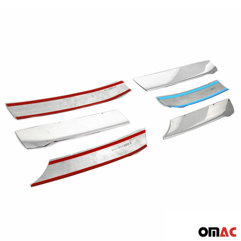 Kühlergrill Leisten Grillleisten für Mercedes Sprinter 2018-2025 Chrom Silber 6x