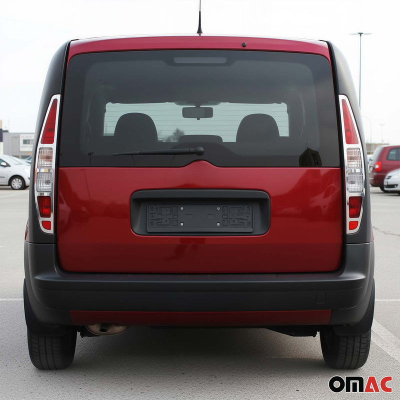 Rücklicht Leisten Heckleuchte für Fiat Doblo 2000-2006 Edelstahl Silber 2tlg