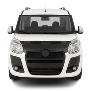 Haubenbra Steinschlagschutz Bonnet Bra für Fiat Doblo 2010-2014 Schwarz Halb