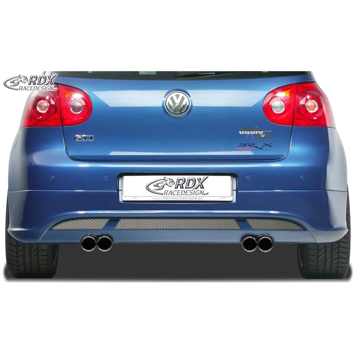 RDX Heckschürzenansatz für VW Golf V Schrägheck 2003-08 V2 Auspuff Links/Rechts