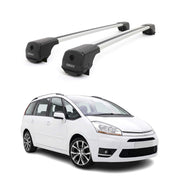 Dachträger Grundträger für Citroen C4 Picasso 2006-2013 Aluminium 75kg Grau 2tlg
