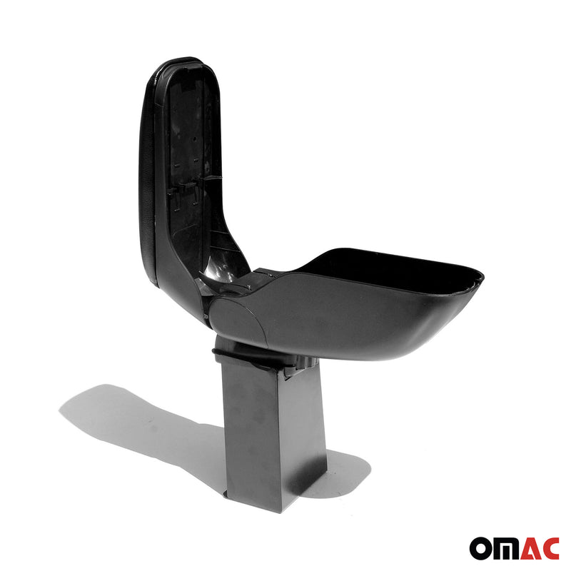 Mittelarmlehne Armlehne für Dacia Logan MCV 2014-2020 PU-Leder Metall Schwarz