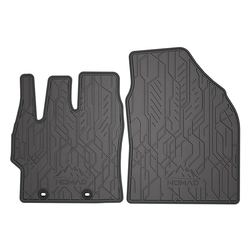 Fußmatten Gummimatten Automatten für Mazda 2 Hybrid 2022-2025 Schwarz Grau 2tlg