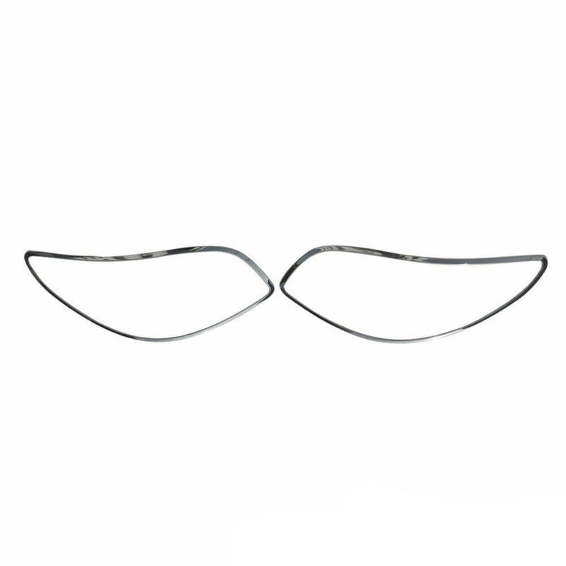 Rücklicht Leisten Heckleuchte für Peugeot 206 1998-2009 Chrom ABS Silber 2tlg