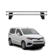 Menabo Dachträger Grundtäger für Toyota Proace City 2019-2026 75kg Alu Silber 2x