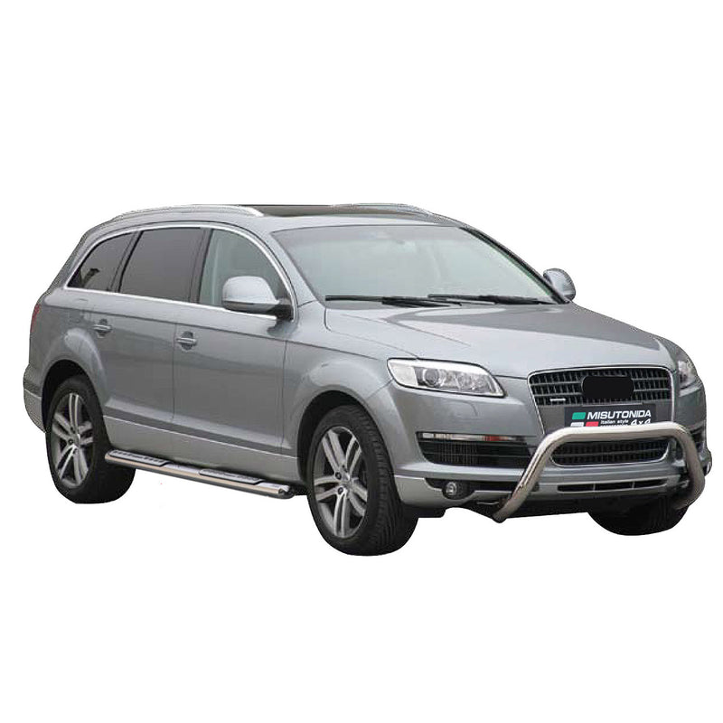 Stahl Seitenschweller Schwellerrohre für Audi Q7 4L 2006-2015 Silber