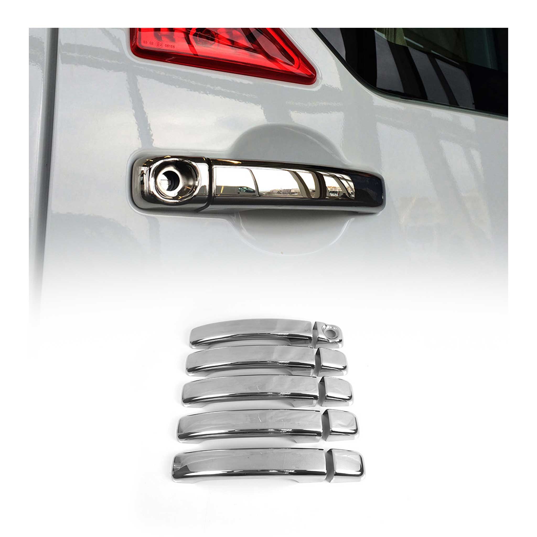Türgriff Blende Chrom für Opel Movano 2010-2024 5-Tür Edelstahl 10x