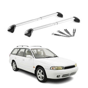 Dachträger Grundtäger für Subaru Legacy I II III Kombi 1989-2004 Alu Grau 2x ABE