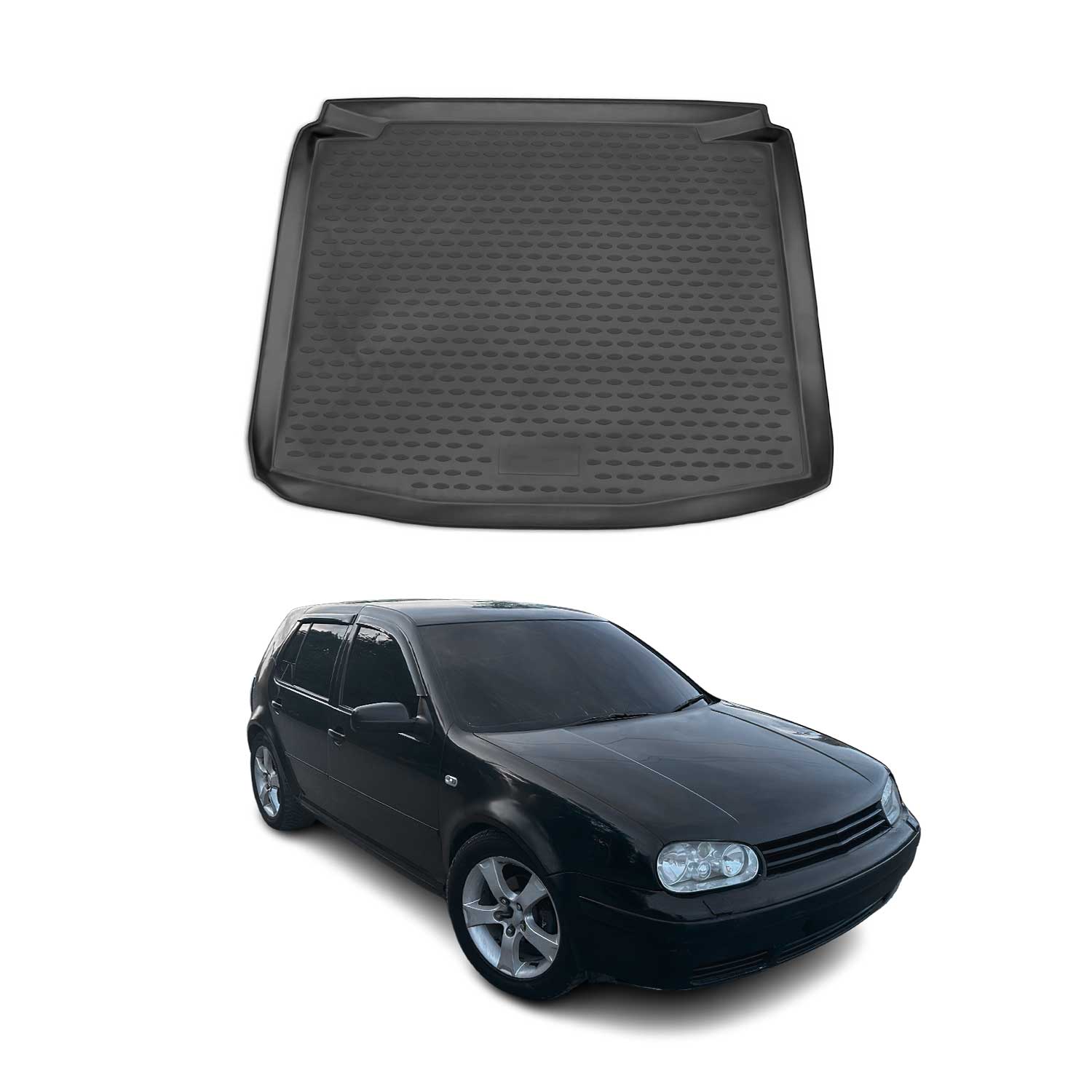 Kofferraummatte Kofferraumwanne für VW Golf 1998-2003 Schrägheck Gummi TPE