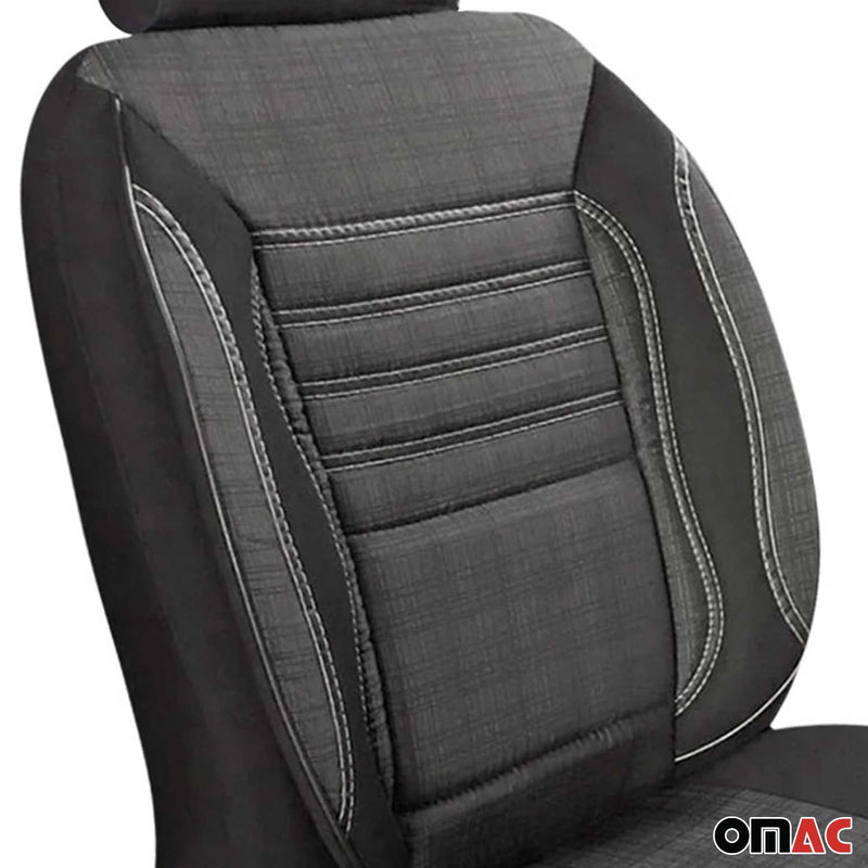 Schonbezüge Sitzschoner Sitzbezüge für VW Crafter 2006-2025 Rauch Grau 1 Sitz