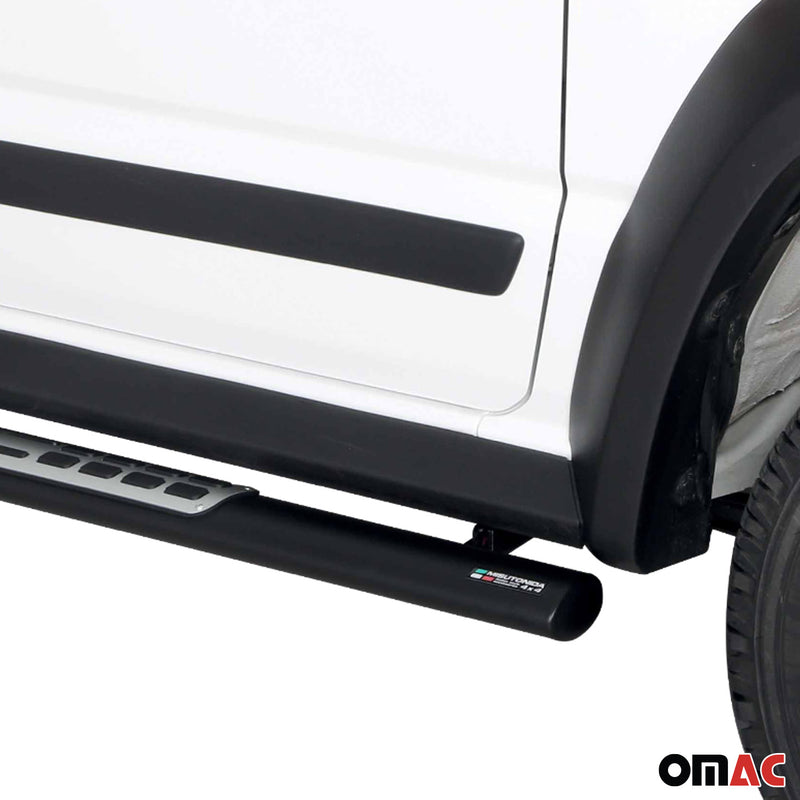 Edelstahl Seitenschweller Schwellerrohre für Suzuki Jimny 2018-2025 Schwarz