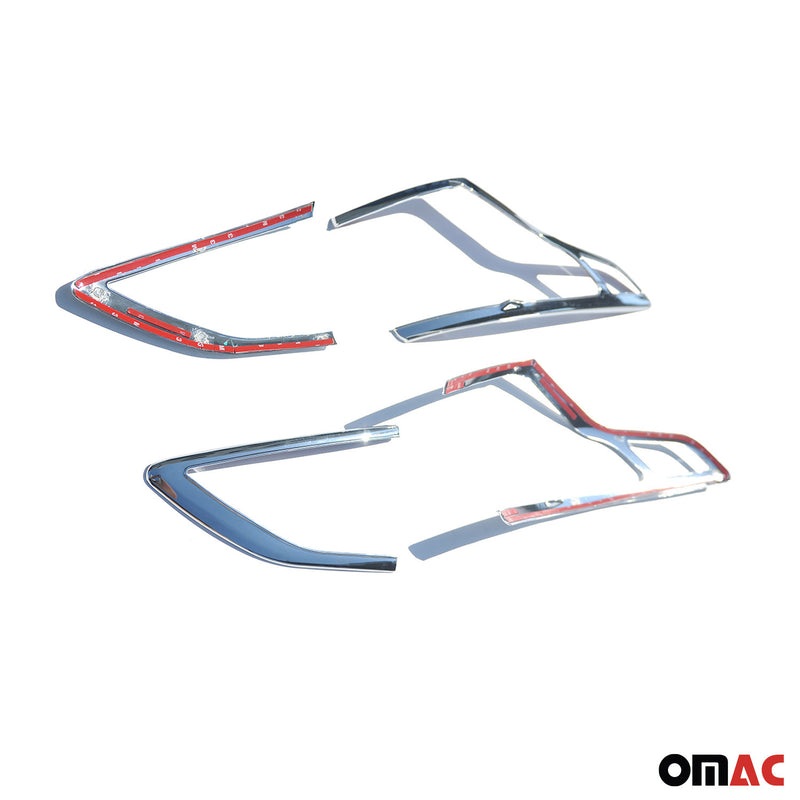 Rücklicht Leisten Heckleuchte für Ford Kuga 2013-2016 Chrom ABS Silber 4tlg