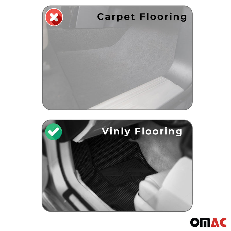 2015-2025 Ford Transit Fußmatten TPE Schwarz 1 tlg