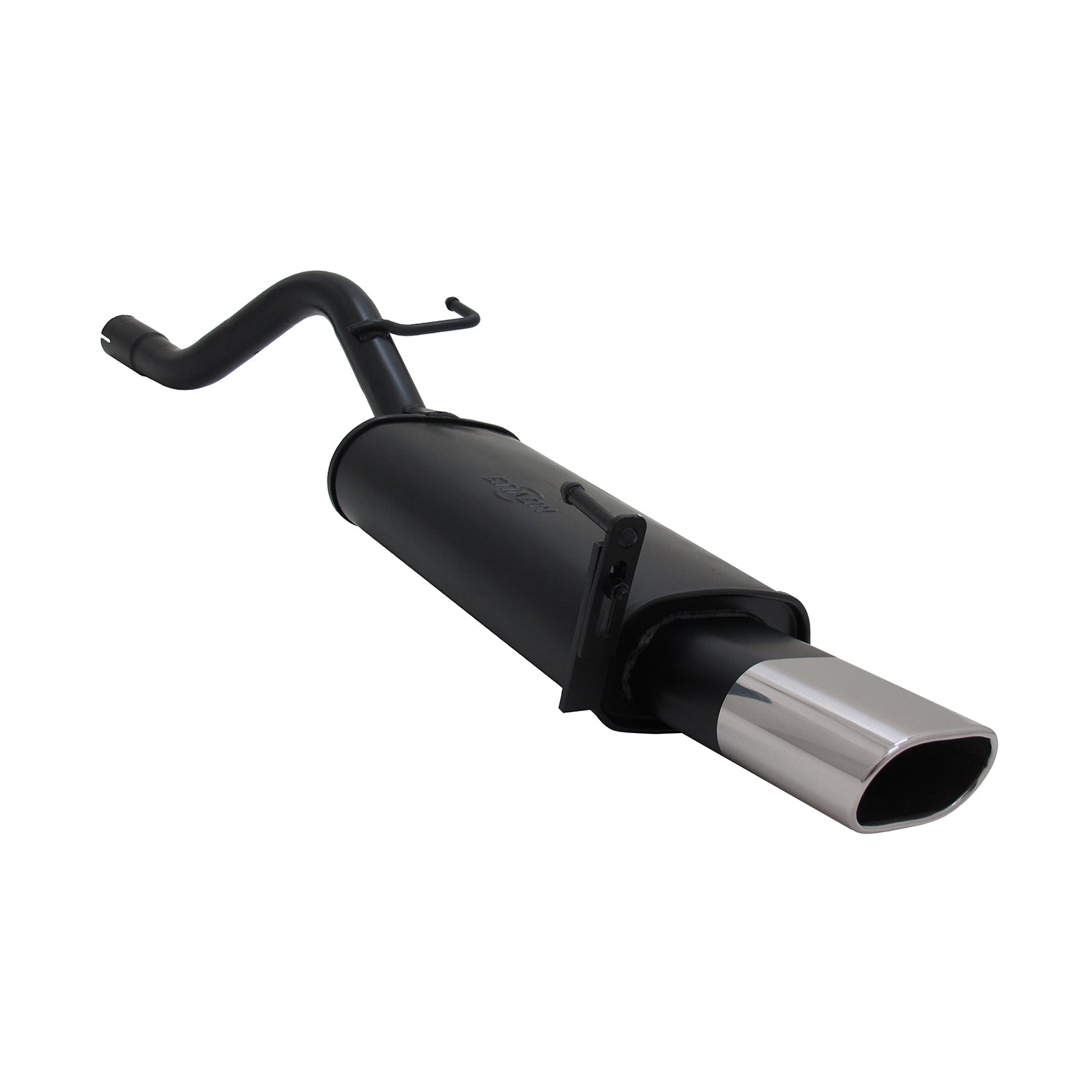 Novus Sportauspuff für Opel Corsa D 135x75mm Endschalldämpfer mit ABE