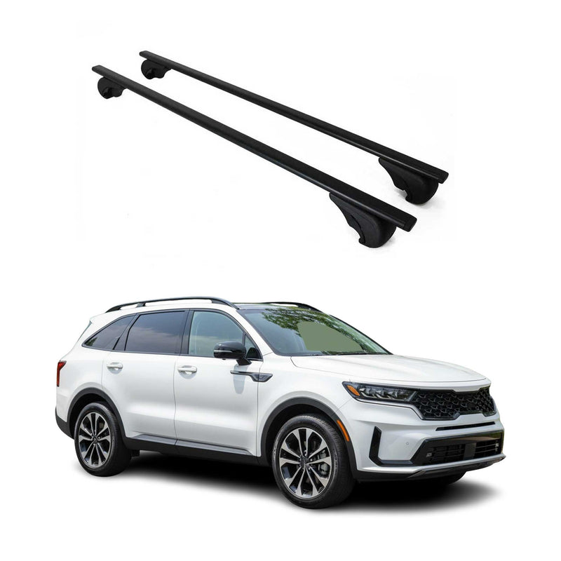 Dachträger Grundtäger für Kia Sorento MQ4 X Line 2021-2025 75kg Metall Schwarz