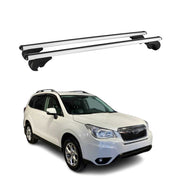 Dachträger Grundtäger für Subaru Forester IV 2013-2018 75kg Alu Silber 2 tlg