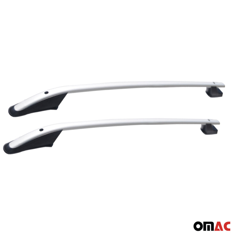 Alu Dachreling Querträger für Peugeot Partner Citroen Berlingo Kurzer Grau